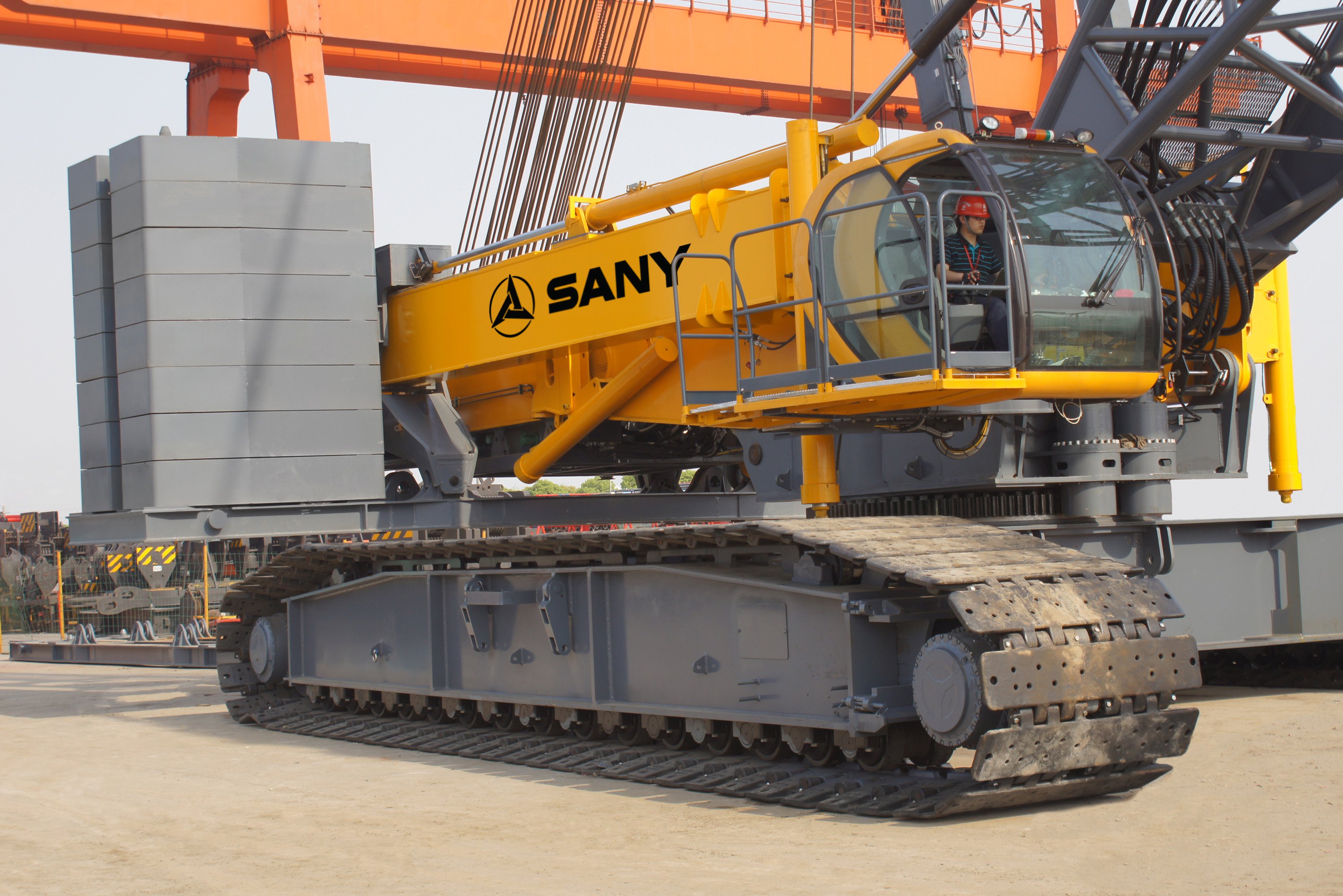 2 SANY SCC8500 crane 755ad