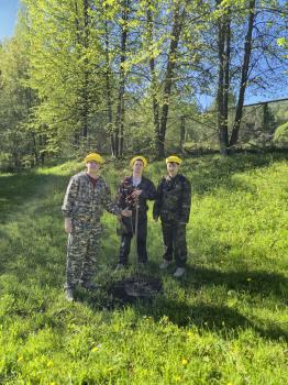 Группа 125 зем приняла участие в акции «Сад памяти»: посажены пять яблонь в знак уважения к подвигу предков